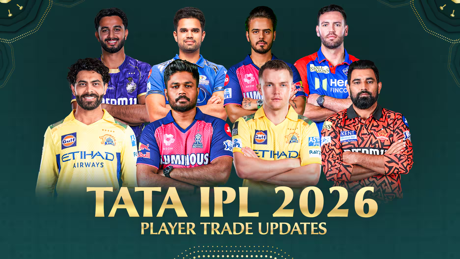 IPL 2026 all teams and captains - Bet on Allpunt